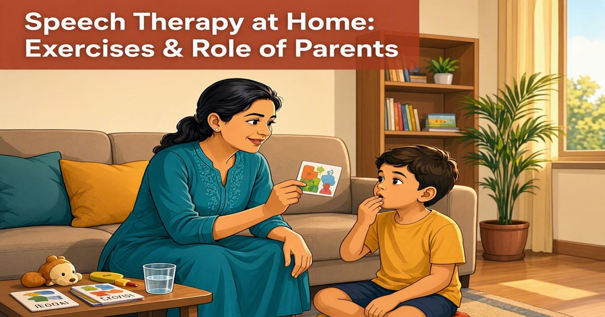 Speech Therapy at Home: Exercises & Role of Parents